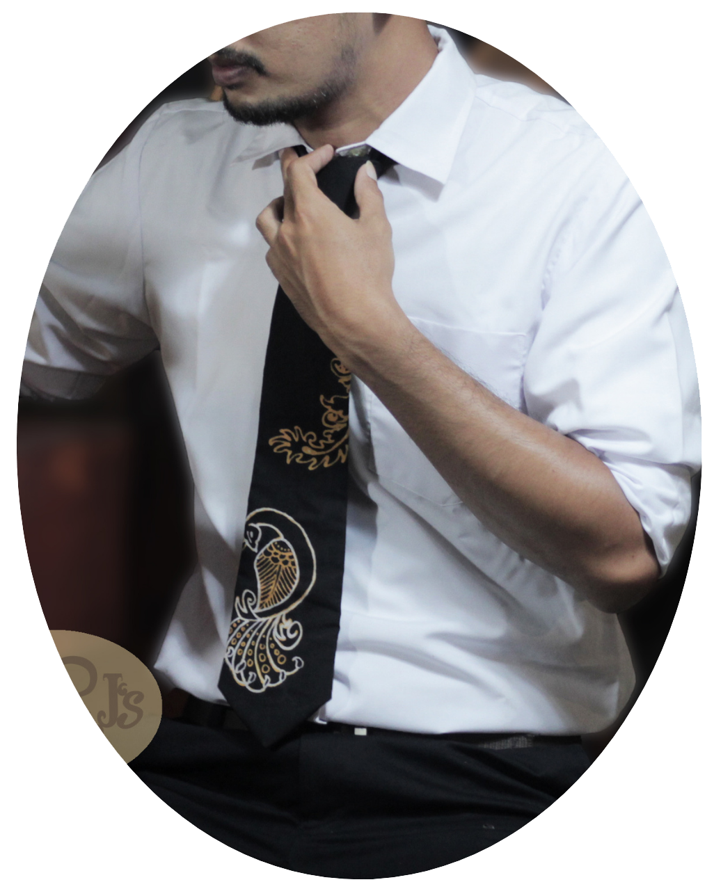 Dasi Batik Motif Merak