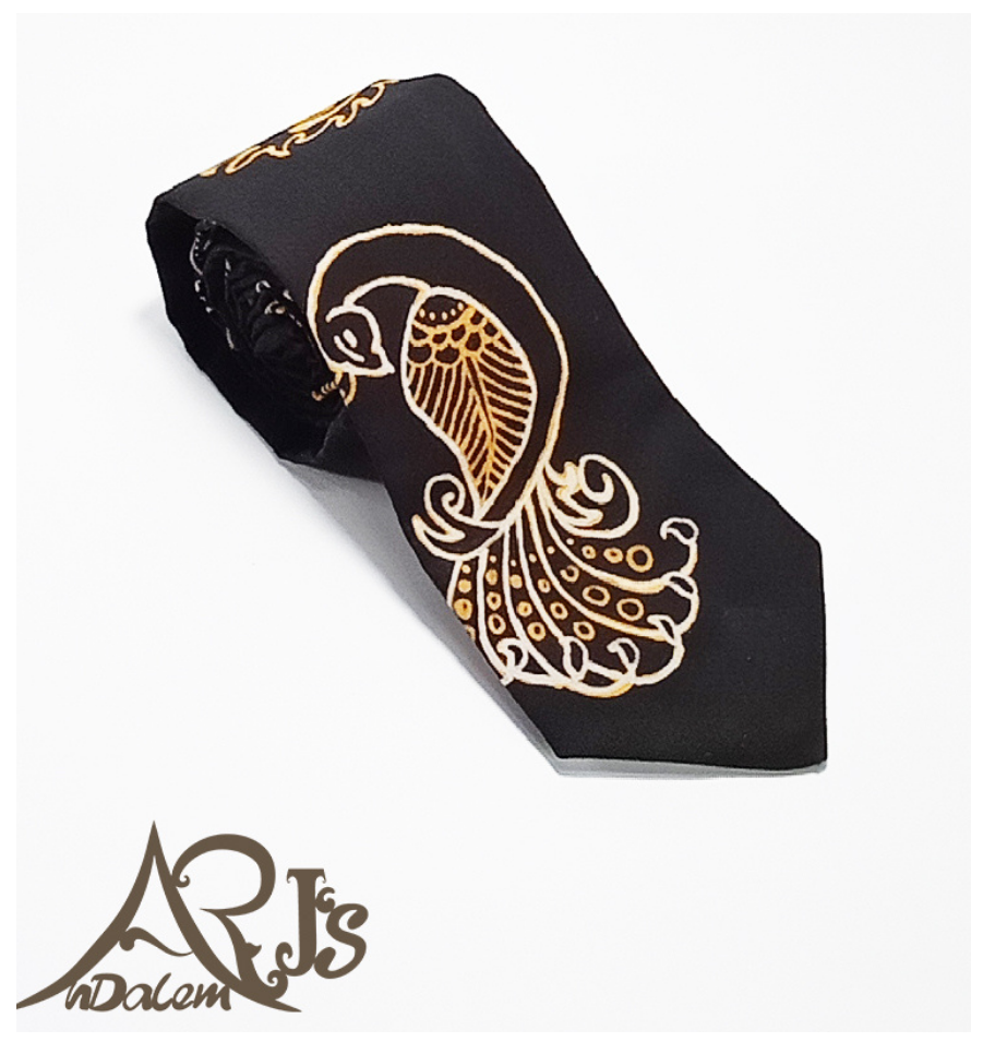 Dasi Batik Motif Merak Foto 4